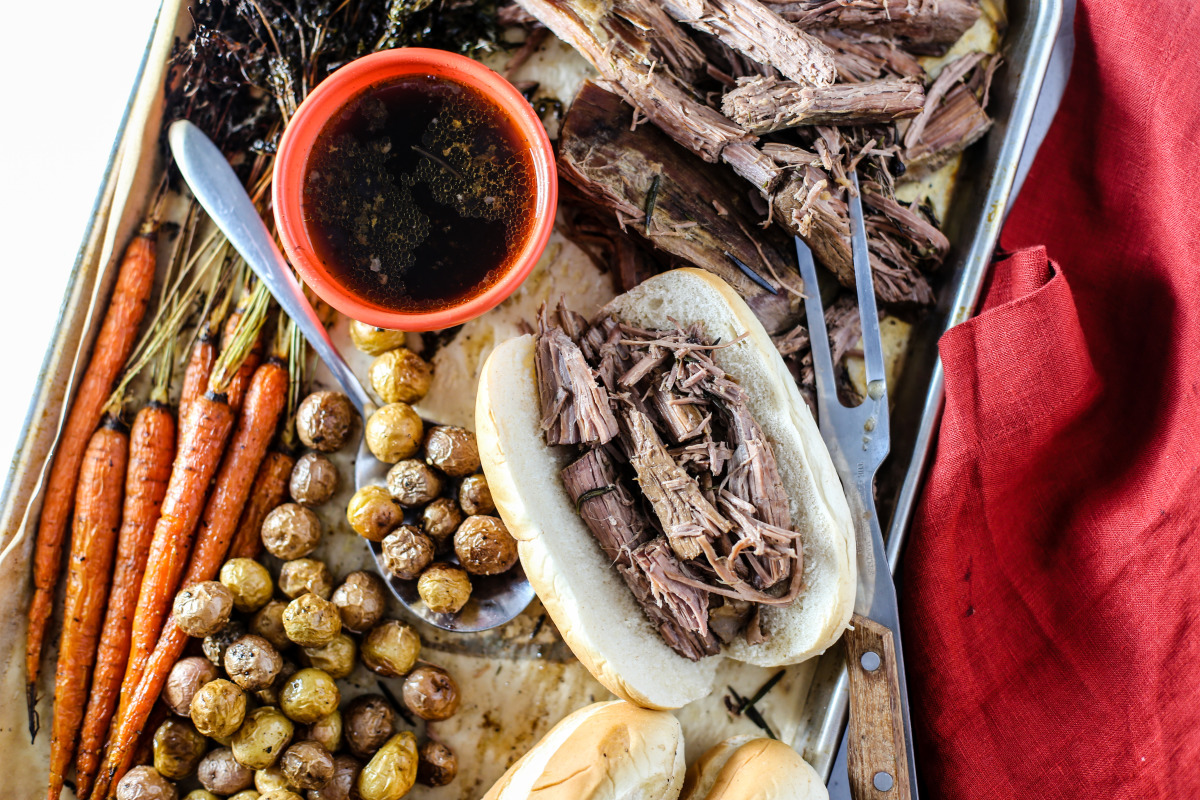 French Dip Roast Beef for the Crock Pot Recipe